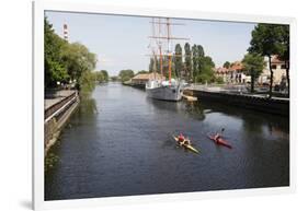 The Canals of Klaipeda, Lithuania-Dennis Brack-Framed Photographic Print