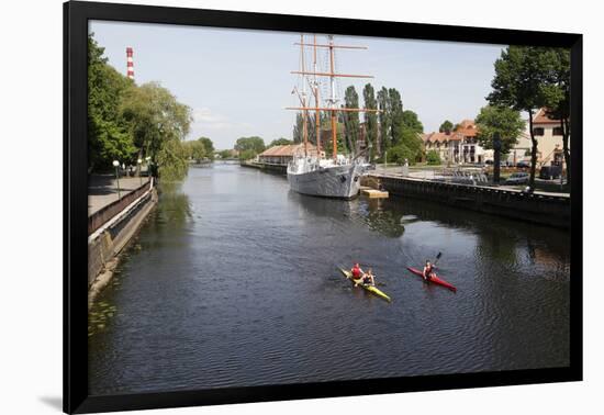The Canals of Klaipeda, Lithuania-Dennis Brack-Framed Photographic Print