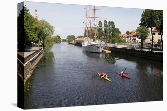 The Canals of Klaipeda, Lithuania-Dennis Brack-Stretched Canvas