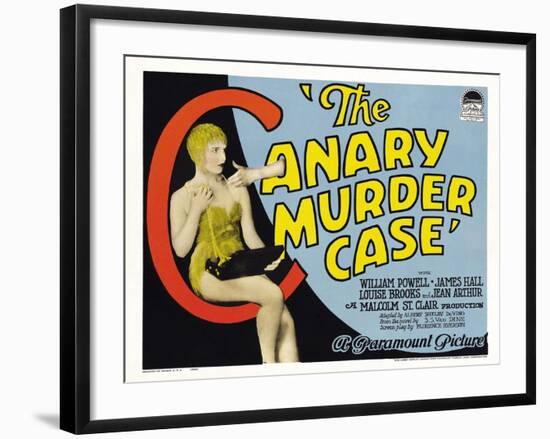 The Canary Murder Case, 1929-null-Framed Giclee Print