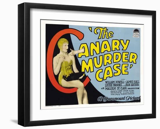 The Canary Murder Case, 1929-null-Framed Giclee Print