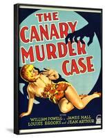 THE CANARY MURDER CASE, Louise Brooks on window card, 1929-null-Framed Art Print