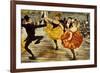 The Cancan, c.1900-Adolphe Willette-Framed Giclee Print