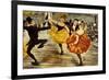 The Cancan, c.1900-Adolphe Willette-Framed Giclee Print