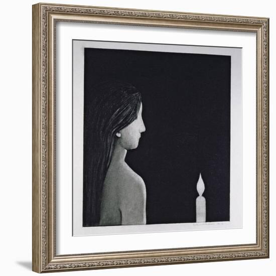 The Candle, 1976-Evelyn Williams-Framed Giclee Print