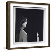 The Candle, 1976-Evelyn Williams-Framed Giclee Print