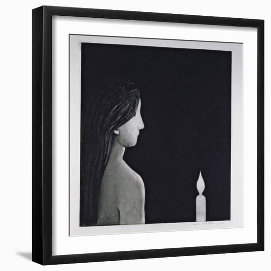 The Candle, 1976-Evelyn Williams-Framed Giclee Print