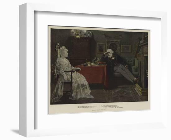 The Cane-Bottom'd Chair-Charles Green-Framed Giclee Print