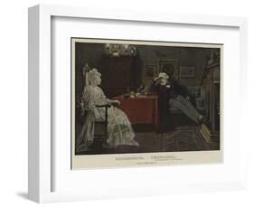 The Cane-Bottom'd Chair-Charles Green-Framed Giclee Print