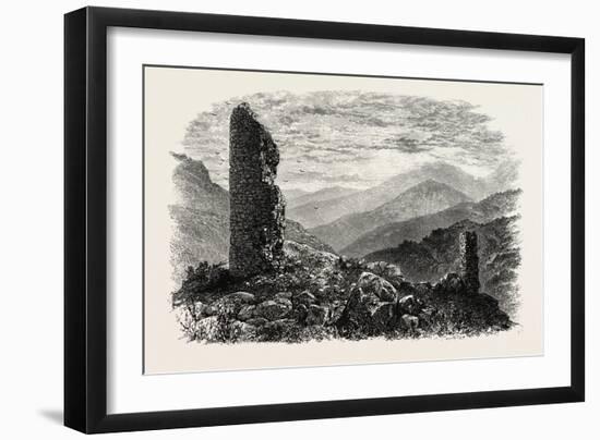 The Canigou, from Mont Louis, the Pyrenees, France, 19th Century-null-Framed Giclee Print
