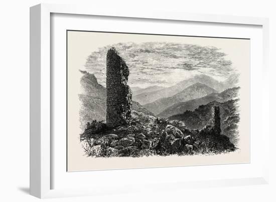 The Canigou, from Mont Louis, the Pyrenees, France, 19th Century-null-Framed Giclee Print