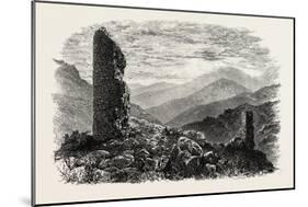 The Canigou, from Mont Louis, the Pyrenees, France, 19th Century-null-Mounted Giclee Print