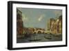 The Cannaregio, Venice-Canaletto-Framed Giclee Print