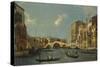 The Cannaregio, Venice-Canaletto-Stretched Canvas