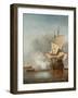 The Cannon Shot, C. 1680-Willem Van De Velde The Younger-Framed Giclee Print