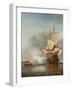 The Cannon Shot, C. 1680-Willem Van De Velde The Younger-Framed Giclee Print