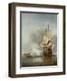 The Cannon Shot, c.1680-Willem Van De, The Younger Velde-Framed Giclee Print