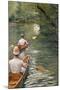 The Canoes, 1878-Gustave Caillebotte-Mounted Giclee Print
