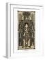 The Canon of Poitiers, C1350-Henry Shaw-Framed Giclee Print