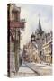 The Canongate Tolbooth, Looking West-John Fulleylove-Stretched Canvas