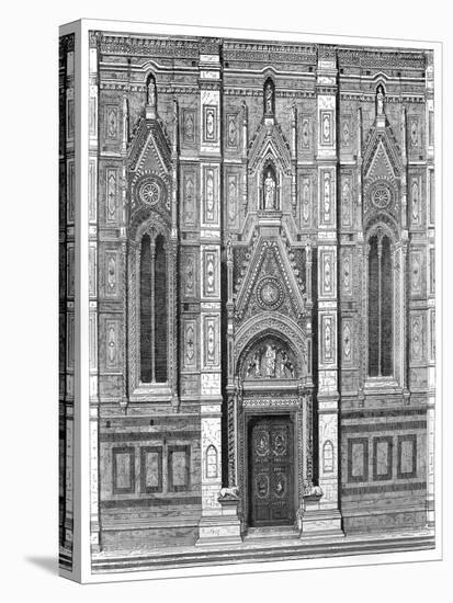 The Canonical Gate of the Basilica of Santa Maria Del Fiore, Florence, Italy, 1882-null-Stretched Canvas