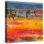 The Canter, Paris Plage-Peter Graham-Stretched Canvas