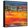 The Canter, Paris Plage-Peter Graham-Framed Stretched Canvas