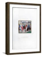 The Canterbury Pilgrimage, Late 15th Century-Henry Shaw-Framed Giclee Print