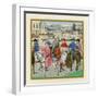 The Canterbury Pilgrimage, Late 15th Century-Henry Shaw-Framed Giclee Print