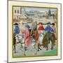 The Canterbury Pilgrimage, Late 15th Century-Henry Shaw-Mounted Giclee Print