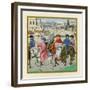 The Canterbury Pilgrimage, Late 15th Century-Henry Shaw-Framed Giclee Print