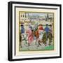 The Canterbury Pilgrimage, Late 15th Century-Henry Shaw-Framed Giclee Print