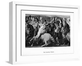 The Canterbury Pilgrims, 19th Century-Thomas Stothard-Framed Giclee Print