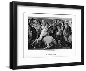 The Canterbury Pilgrims, 19th Century-Thomas Stothard-Framed Giclee Print