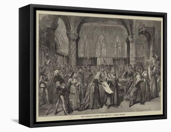 The Canterbury Pilgrims, New Opera by C Villiers Stanford-David Henry Friston-Framed Stretched Canvas