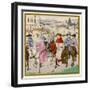 The Canterbury Pilgrims on the Road-null-Framed Photographic Print