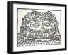 The Canterbury Pilgrims Sitting Down for a Shared Meal, 1485-William Caxton-Framed Giclee Print