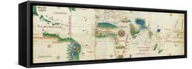 The Cantino Planisphere, 1502-null-Framed Stretched Canvas