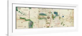 The Cantino Planisphere, 1502-null-Framed Giclee Print