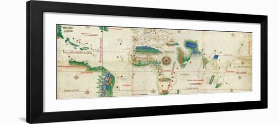 The Cantino Planisphere, 1502-null-Framed Giclee Print