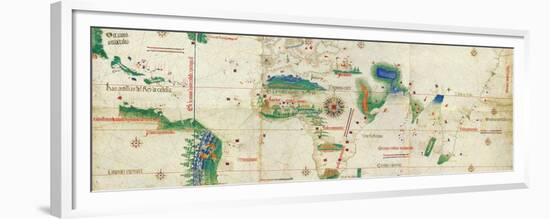 The Cantino Planisphere, 1502-null-Framed Giclee Print