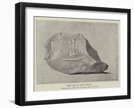 The Cap of the Sphinx-null-Framed Giclee Print