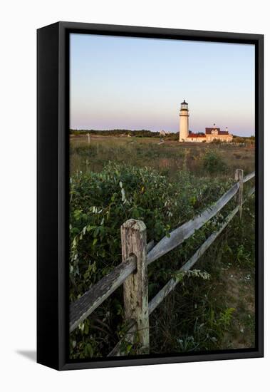The Cape Cod Lighthouse,. Highland Light, in Truro, Massachusetts-Jerry and Marcy Monkman-Framed Stretched Canvas