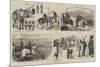 The Cape Mounted Rifles on Police Duty-null-Mounted Giclee Print