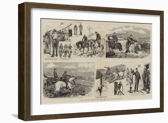 The Cape Mounted Rifles on Police Duty-null-Framed Giclee Print