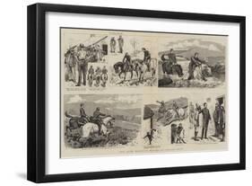 The Cape Mounted Rifles on Police Duty-null-Framed Giclee Print