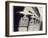 The capitals of the portico, Temple of Khnum, Esna, Egypt, 1862-Francis Bedford-Framed Photographic Print