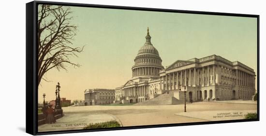 The Capitol at Washington, c.1902-null-Framed Stretched Canvas