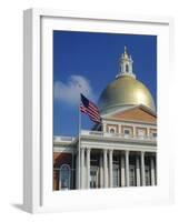 The Capitol, Boston, Massachusetts, New England, USA-Rob Mcleod-Framed Photographic Print