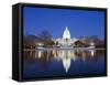 The Capitol Building, Capitol Hill, Washington D.C., United States of America, North America-Christian Kober-Framed Stretched Canvas